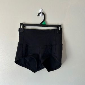 Black High Rise Lululemon Shorts